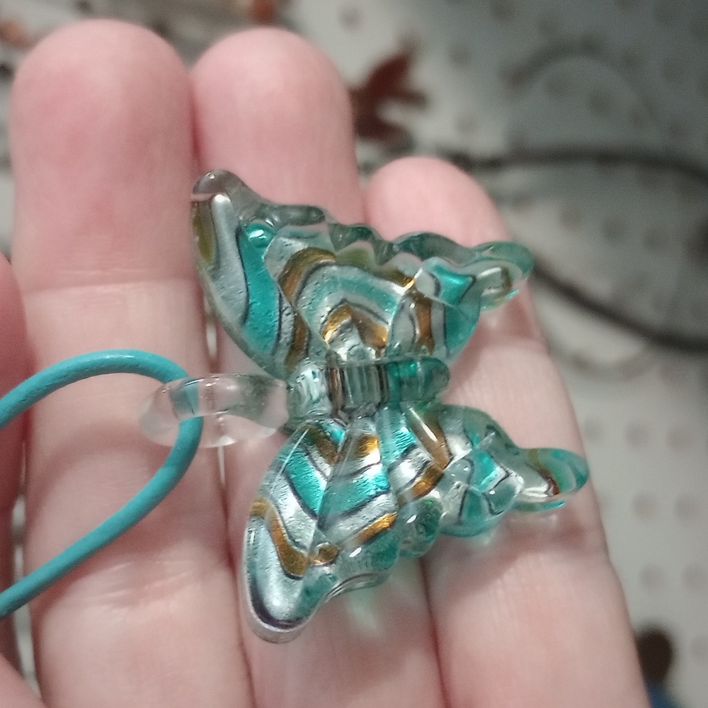 Butterfly Glass Pendant